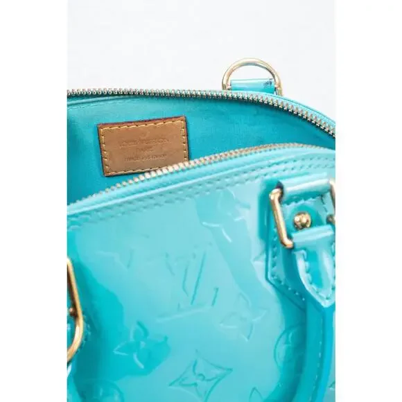 Louis Vuitton Green Vernis Alma BB Crossbody – Patent Leather - Picture 8 of 9